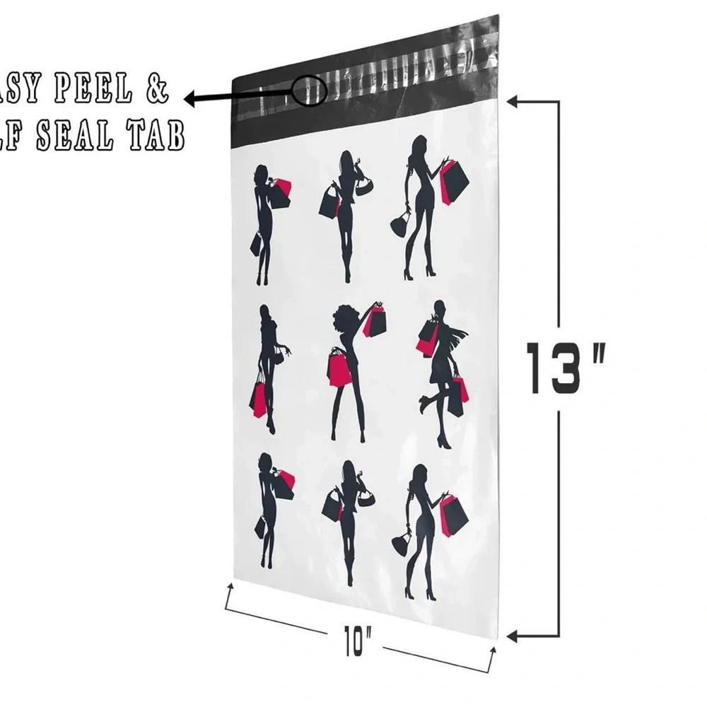10 10X13 Glossy Shopping Ladies Shipping poly Mailers